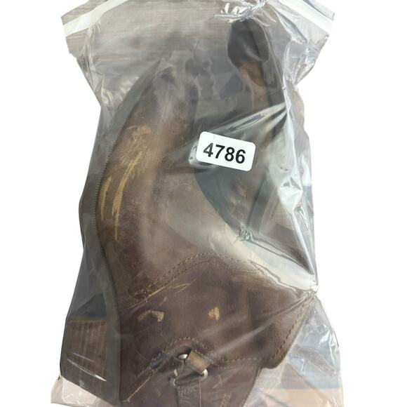 Teva Foxy 1017161 Brown Leather Side Zip Ankle Boots Booties Womens Size 9.5 - Picture 5 of 5